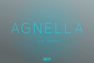 Agnella Thin: A Modern Sans Serif for Clean Digital Branding