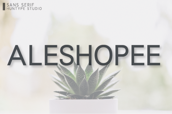 Aleshopee Typeface Review: Clean Sans Serif for Modern Brands