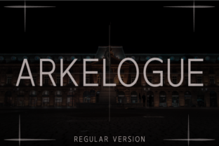 Arkelogue Regular: A Clean Sans Serif for Modern Brand Identity