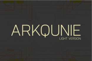 Arkqunie Light: The Modern Sans Serif Font for Scroll-Stopping Visuals