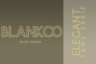Blankco Outline Black: A Modern Sans Serif for Clean Web Layouts