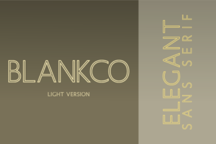 Blankco Outline Light: A Geometric Sans Serif Review for Modern Branding