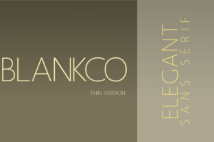 Blankco Thin: A Modern Sans Serif for Clean Digital Layouts