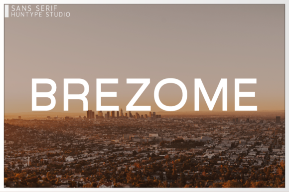 Brezome: The Clean Sans Serif Typeface for Handmade Branding