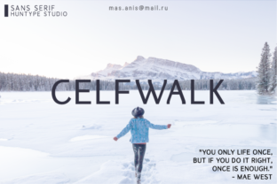 Celfwalk: A Contemporary Sans Serif for Modern Editorial Design