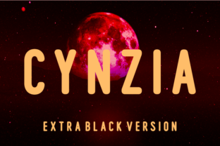 Cynzia Extra Black: The Bold, Rounded Typeface for Modern Craft Brands