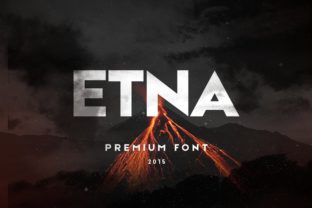 Etna Typeface: The Clean Sans Serif for Handmade Labels and Printables
