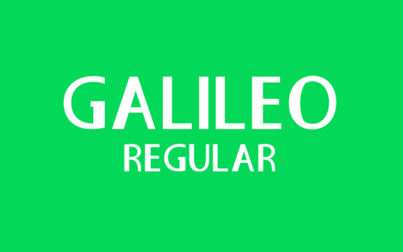 Galileo Regular: The Minimalist Typeface for Cohesive Small Business Branding