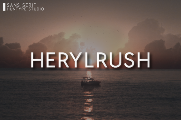 Herylrush: A Modern Sans Serif for Polished Web Design