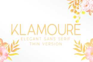 Klamoure: The Modern Sans Serif Typeface for Scroll-Stopping Design