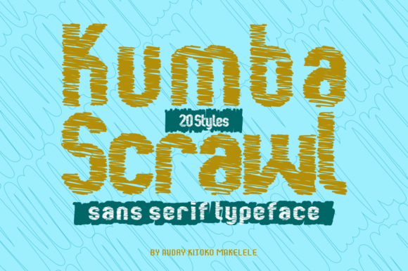Kumba Scrawl: A Quirky Sans Serif for Editorial Design