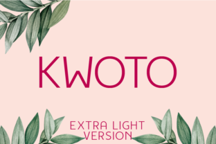 Kwoto Extra Light: The Modern Sans Serif for Editorial Design