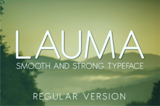 Lauma Typeface: A Smooth Sans Serif for Handmade Branding