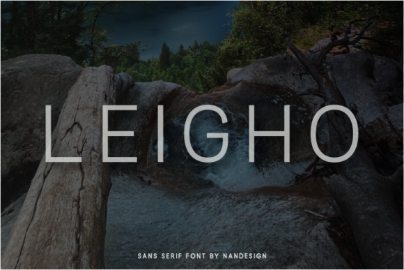 Leigho: A Modern Sans Serif Typeface for Editorial Design