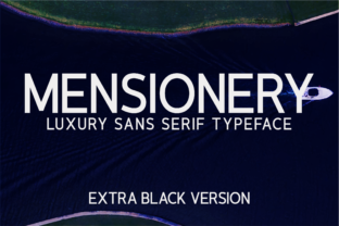 Mensionery Extra Black: The Bold Typeface for Editorial Impact