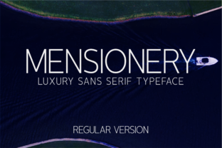 Mensionery: The Minimalist Typeface for Modern Brand Identity