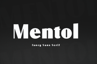 Mentol Typeface: A Clean Sans Serif for Modern Brand Identity