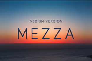 Mezza Medium: A Minimalist Sans Serif for Timeless Brand Identity