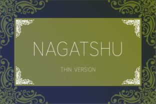Nagatshu Thin: A Polished Sans Serif for Modern Brand Identity
