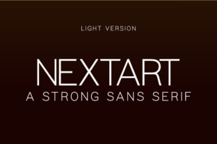 Nextart Light: A Minimalist Sans Serif for Editorial Clarity
