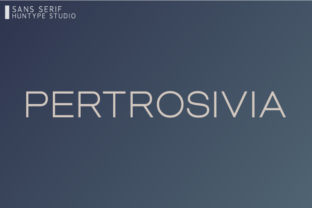 Petrosivia: The Clean Sans Serif Font for Modern Brand Identity