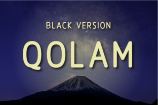 Qolam Black: The Premium Sans Serif Typeface for Polished Branding