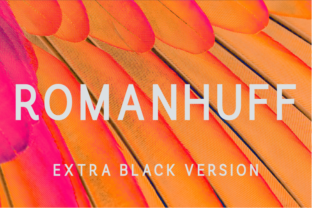 Romanhuff Extra Black: A Premium Sans Serif for High-Impact Campaigns
