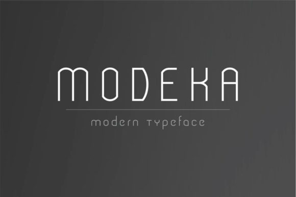 Upgrade Your Brand Identity With Modeka Typeface