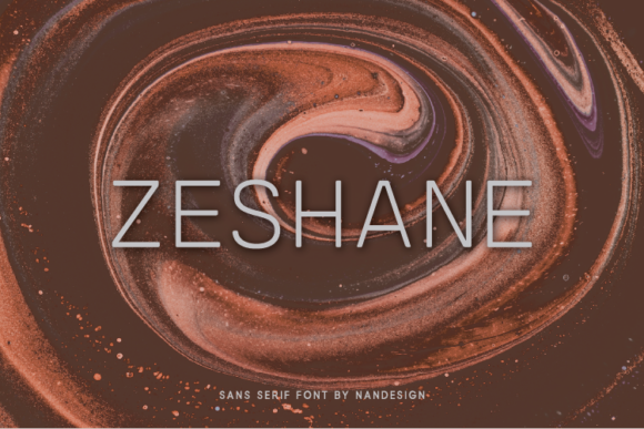 Zeshane: The Neat Sans Serif Typeface for Modern Brand Identity