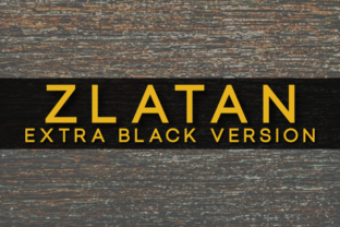 Zlatan Extra Black: A Timeless Sans Serif for Modern Branding